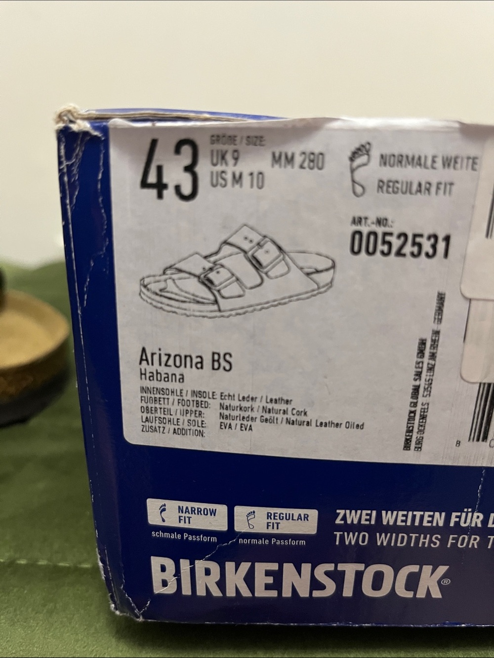 Birkenstock Arizona Two-Strap Sandals in Dark Brown - Picture 6 of 7